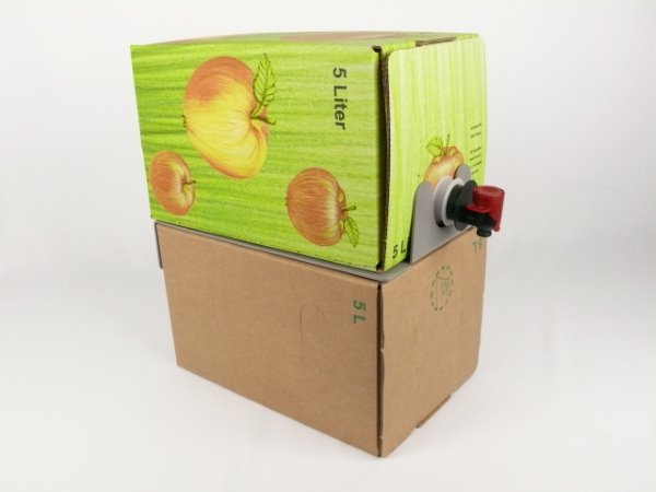 Z-Ausschankständer aus Stahlblech für 5 Liter Bag in Box Karton - 3